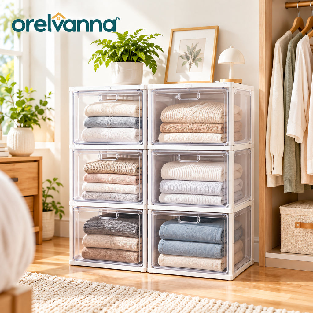 Orelvanna™ Modular Clear Front Storage Drawer Set — image 1