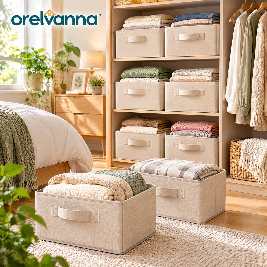 Orelvanna™ Fabric Closet Storage Bin Set — image 5