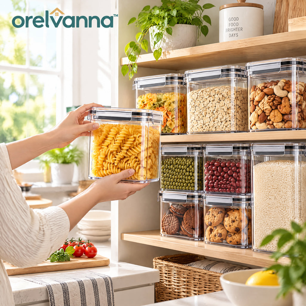 Orelvanna™ Clear Pantry Container Set — image 2