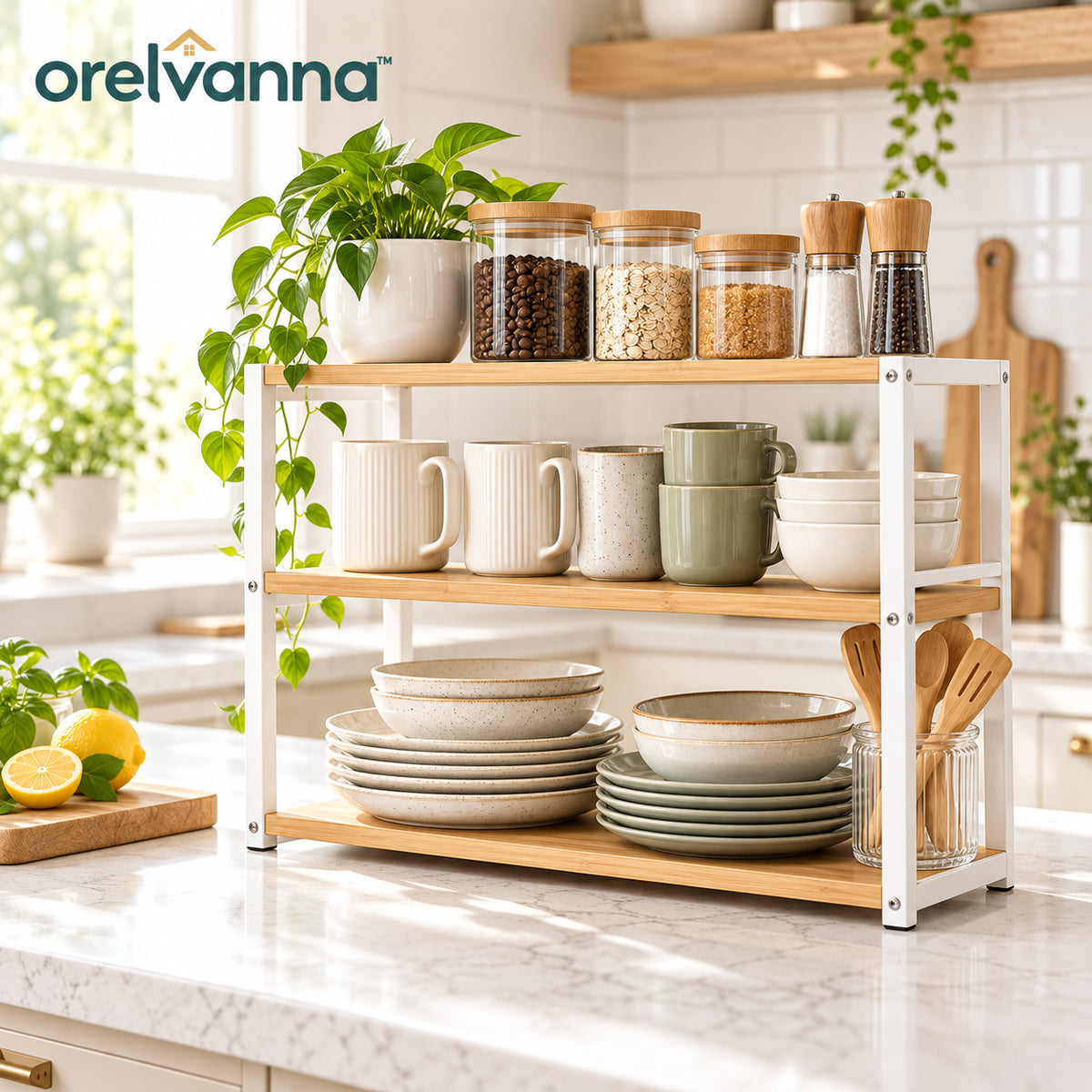 Orelvanna™ 3-Tier Kitchen Counter Organizer — image 1