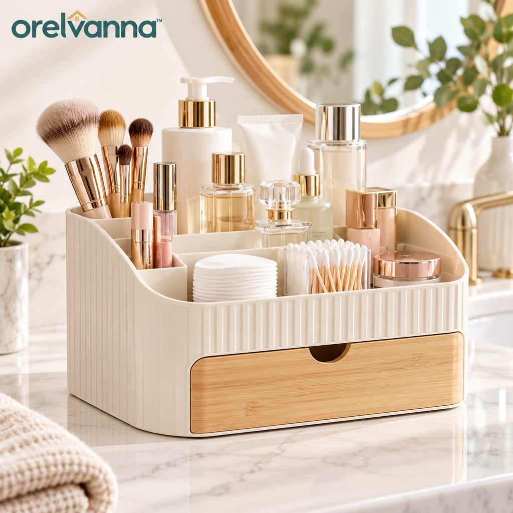 Orelvanna™ Bathroom Countertop Organizer with Drawer — image 1