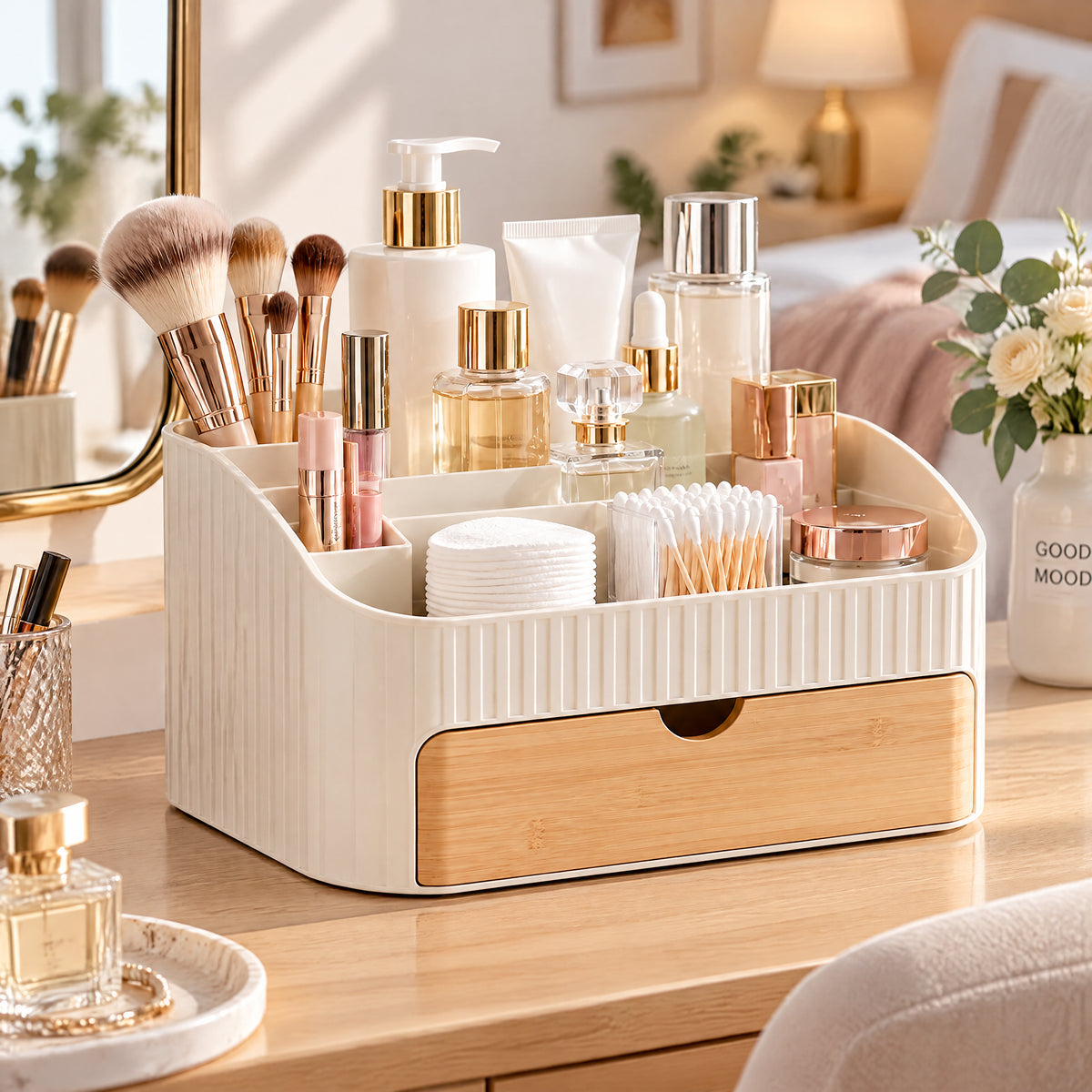 Orelvanna™ Bathroom Countertop Organizer with Drawer — image 5