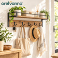 Orelvanna™ Wall-Mounted Entryway Shelf with Hooks — image 1