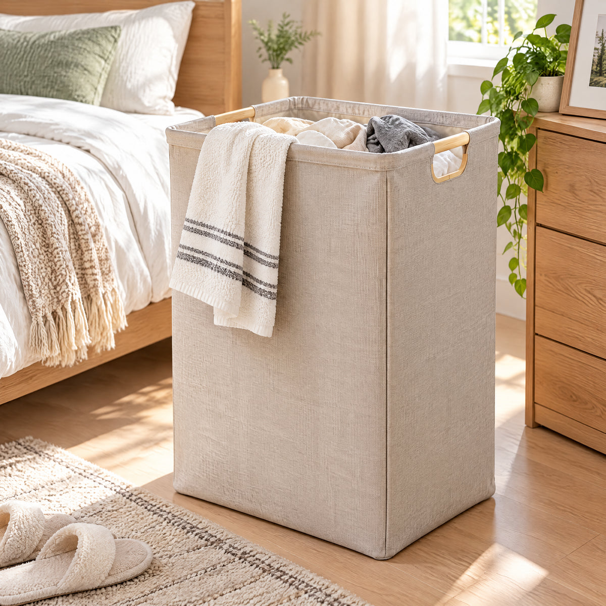 Orelvanna™ Large Fabric Laundry Hamper — image 3